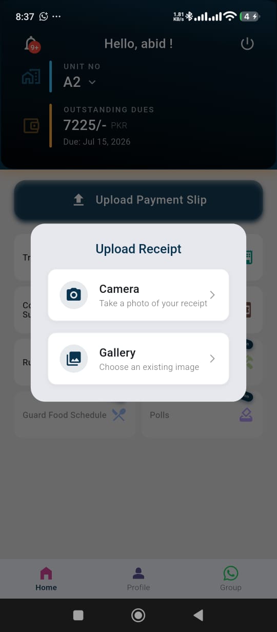 Fixers resident screen